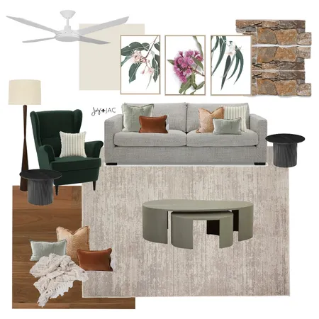 Rose Living Room Interior Design Mood Board by Jas and Jac on Style Sourcebook
