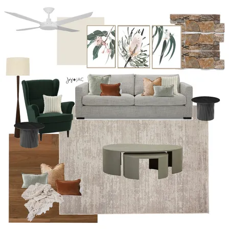 Rose Living Room Interior Design Mood Board by Jas and Jac on Style Sourcebook