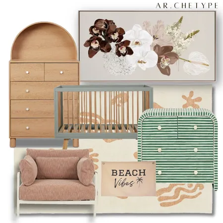Pastel Nursery Interior Design Mood Board by AR.CHETYPE DESIGN on Style Sourcebook