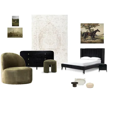 bed room Interior Design Mood Board by malekmutat