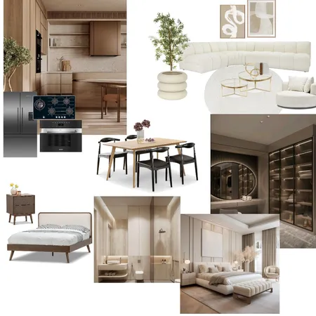 לוח השראה לדירה Interior Design Mood Board by Rawan's on Style Sourcebook