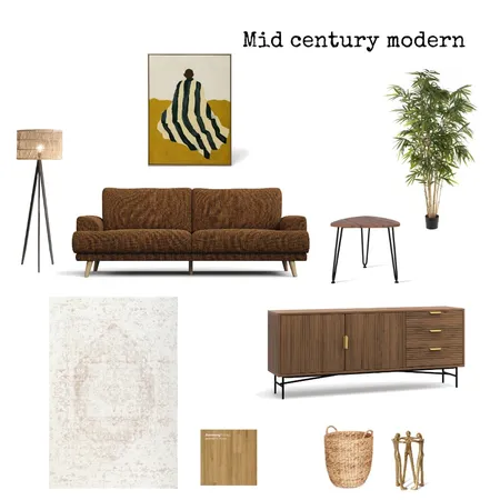 mid century modern Interior Design Mood Board by moghadasehfathi60@gmail.com