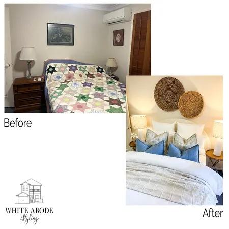 Bedroom Before & After Interior Design Mood Board by White Abode Styling on Style Sourcebook