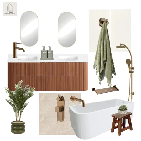 Pottery Road Bathroom Interior Design Mood Board by Evolve Creative Interiors on Style Sourcebook