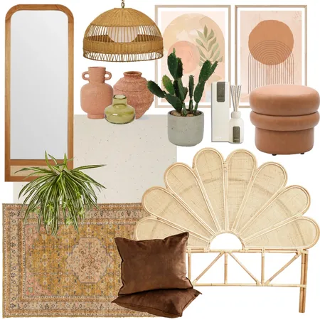 Bohemian ft. Canvas Mist Interior Design Mood Board by SilkSurface