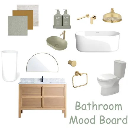 Bathroom Mood Board Interior Design Mood Board by sydneyshort21