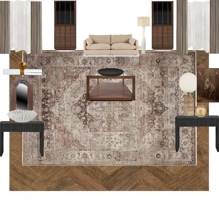 Living room Interior Design Mood Board by Misiowa on Style Sourcebook