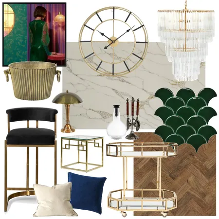 Art Deco ft. Topaz Interior Design Mood Board by SilkSurface on Style Sourcebook