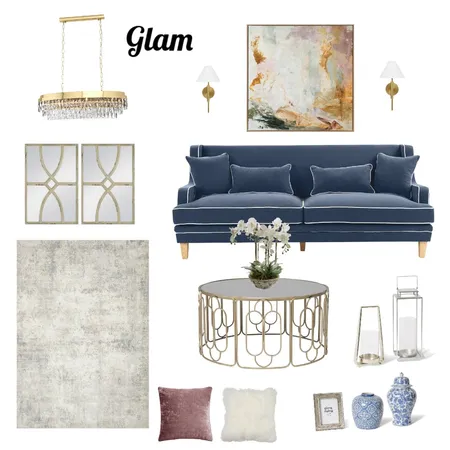 Glam Interior Design Mood Board by moghadasehfathi60@gmail.com on Style Sourcebook