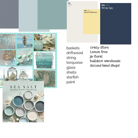 beach house decor Interior Design Mood Board by Pam Oosthuizen