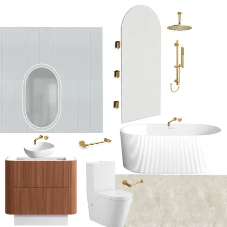 Laura's Ensuite Interior Design Mood Board by maeve home & style on Style Sourcebook