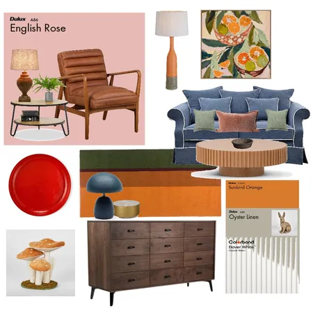 Odd Mid C Mod Interior Design Mood Board by KiTA KERFORD on Style Sourcebook