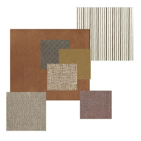 Bohemian Living Room fabric Interior Design Mood Board by nicole.kaitlin