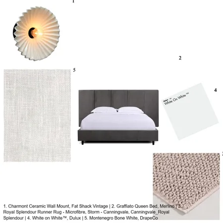 Bed 1 Interior Design Mood Board by leth@schulze.net.au