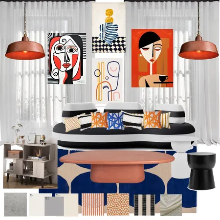 Memphis Style Interior Design Mood Board by Salwa 25 on Style Sourcebook