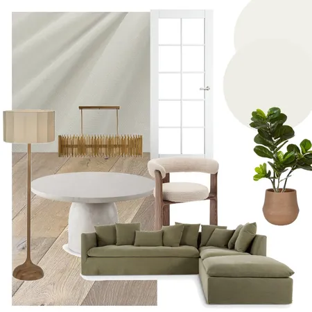 MW - Living/Dining Interior Design Mood Board by oliviamlsanchez