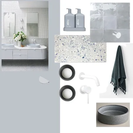 Serene Bathroom Interior Design Mood Board by Zarper Interiors on Style Sourcebook