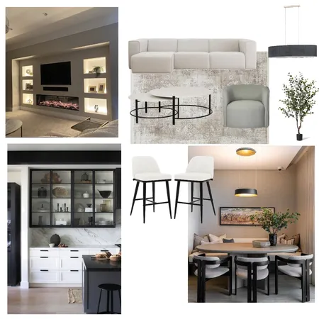 Mr & Mrs Pierre Layout 2 Mood Board Interior Design Mood Board by jdarinteriors