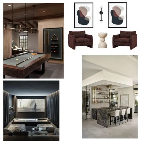Mr & Mrs Pierre Layout 2 Back Mood Board Interior Design Mood Board by jdarinteriors