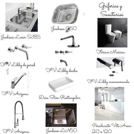 Grifería sanitarios y revestimientos Interior Design Mood Board by chardon_cristina@hotmail.com on Style Sourcebook