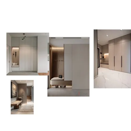 Hallway with celling high closet Interior Design Mood Board by dominika.wolanin@gmail.com on Style Sourcebook