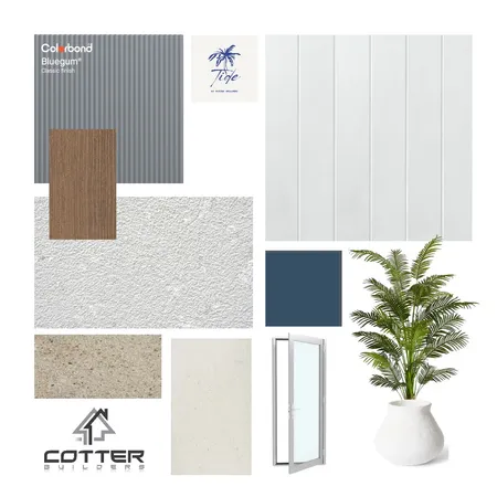 Tide - Exterior Interior Design Mood Board by Cotter Builders on Style Sourcebook