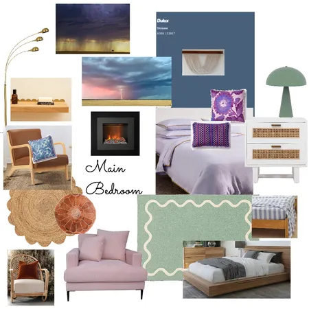 Main Bedroom - Colour Interior Design Mood Board by Sippe on Style Sourcebook