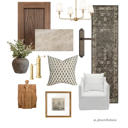 Modern Farmhouse Kitchen & Dining Interior Design Mood Board by DOWN THE LANE by Tina Harris on Style Sourcebook