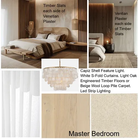 Reid Monty Master Bedroom Interior Design Mood Board by staged design on Style Sourcebook