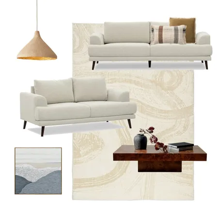 Living Area for Rima Makin styled by Fern Interior Design Mood Board by Miss Amara