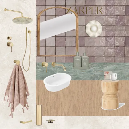 Dekota's Bathroom Interior Design Mood Board by Zarper Interiors on Style Sourcebook