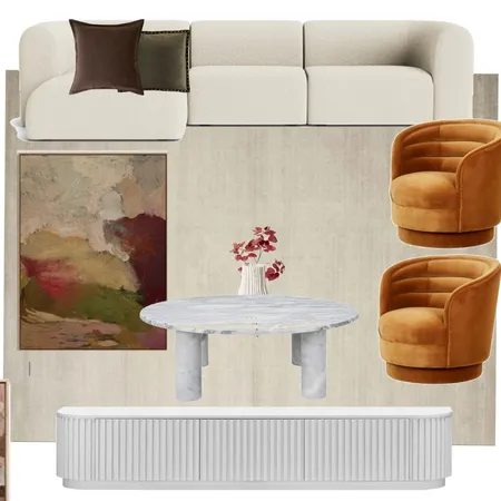 Living area rj couch v2  marty tv unita tallira rug Interior Design Mood Board by Efi Papasavva
