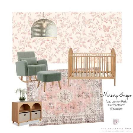 Girls Nursery inspo Interior Design Mood Board by thewallpapergirltx on Style Sourcebook
