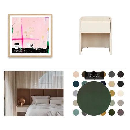 Megan Bedroom- Go Your Own Way (Forest) Interior Design Mood Board by The Editorial Stylist