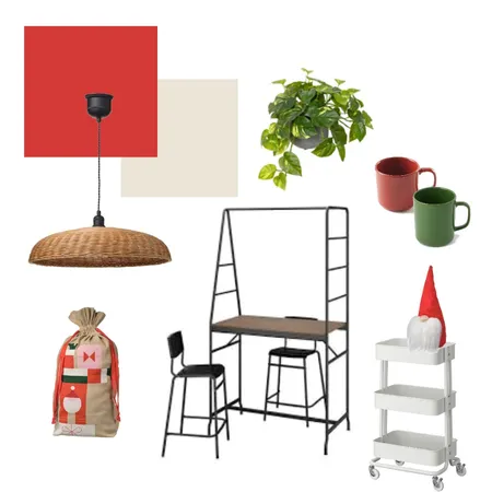 dinning room christmas mood Interior Design Mood Board by bunnykc