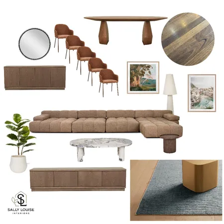 Living Room Downing St Interior Design Mood Board by Sally Louise Interiors