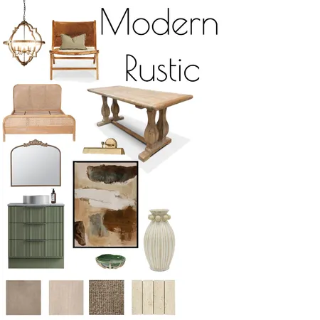 Modern Rustic Moodboard Interior Design Mood Board by Richtwinsmama