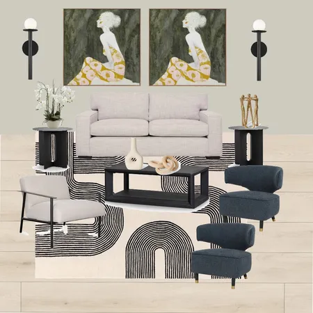 Kamilah Evans Living Room Mood Board Interior Design Mood Board by jdarinteriors