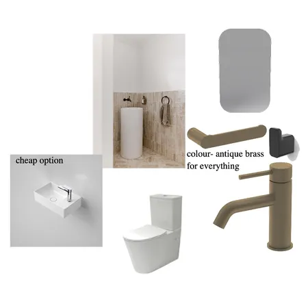 toilet Interior Design Mood Board by Matildasparkes