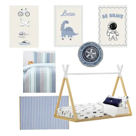 Luca's Room Interior Design Mood Board by amelia_drew@hotmail.com