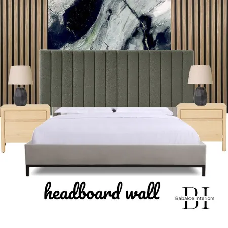 moody bedroom Interior Design Mood Board by Babaloe Interiors