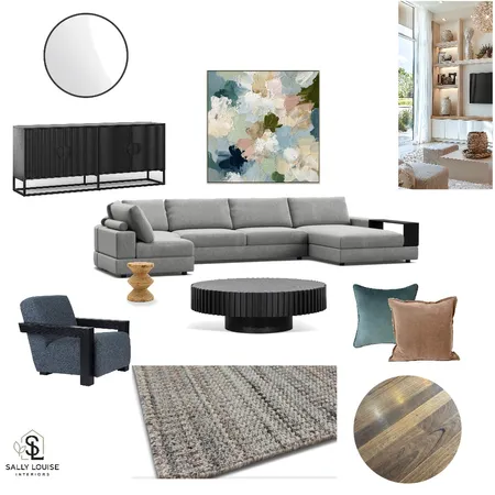 Living Room 2 Downing St Interior Design Mood Board by Sally Louise Interiors on Style Sourcebook