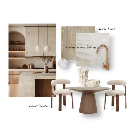 warm kitchen & dining Interior Design Mood Board by tahliadiberardino