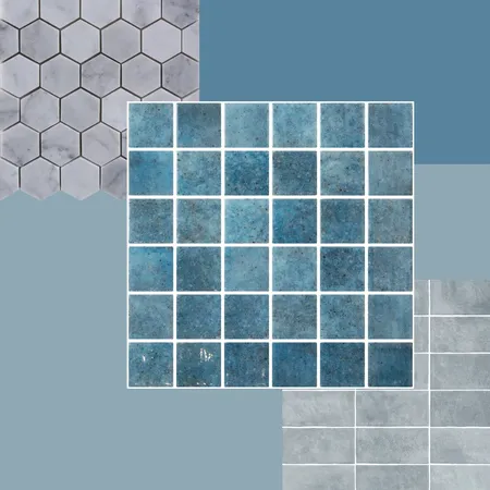 blue grey Interior Design Mood Board by KelC