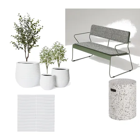 Outdoor terrace Interior Design Mood Board by Adyomo Design