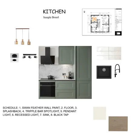 SAMPLE BOARD KITCHEN Interior Design Mood Board by LG STYLED INTERIORS