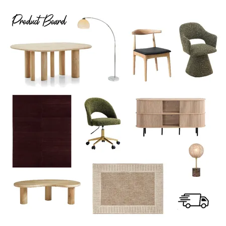 Dining and Living Interior Design Mood Board by Grace Home Staging & Realty
