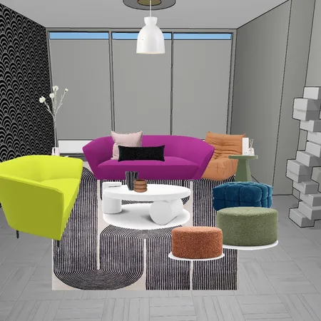 sala de descanso Interior Design Mood Board by Del Mar