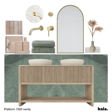 Verdant Serenity Interior Design Mood Board by Kaia Vanities on Style Sourcebook
