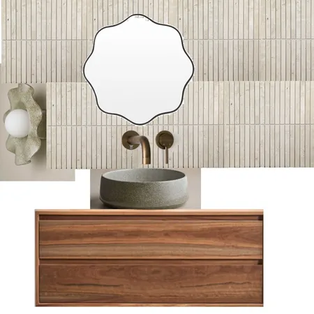 Downstairs Bathroom Interior Design Mood Board by Life from Stone